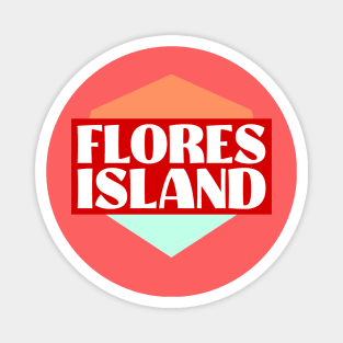 Flores Island Magnet